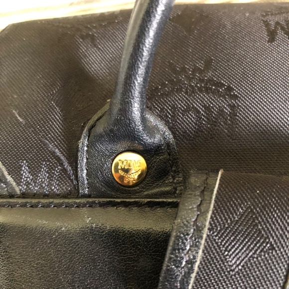 MCM BLACK NYLON VINTAGE BACKPACK main image 6